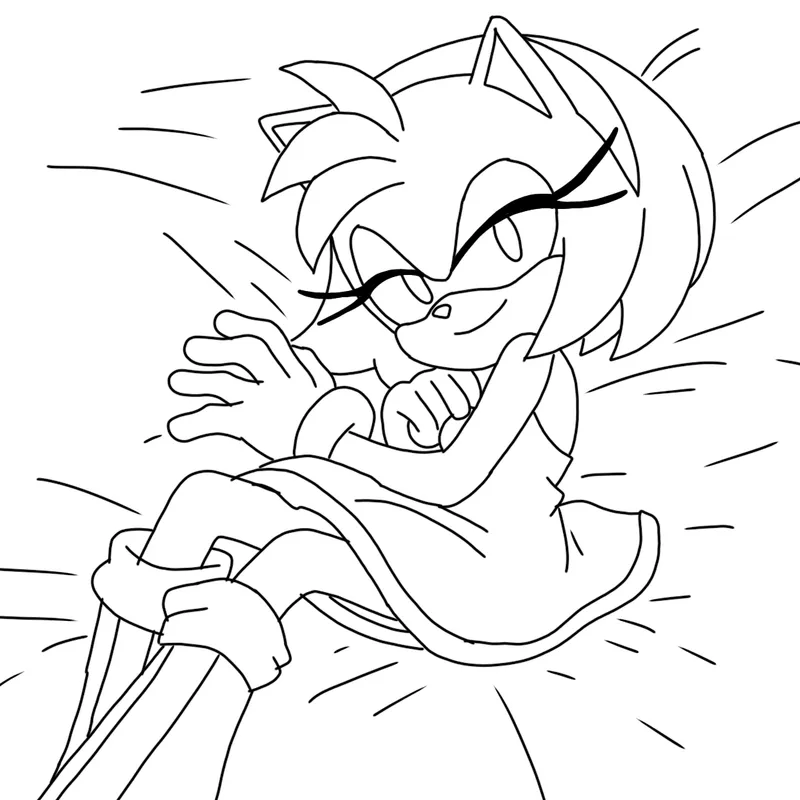 Thumbnail Amy Dibujo by Expensive_Jello_1553 | SonicPorn Creation