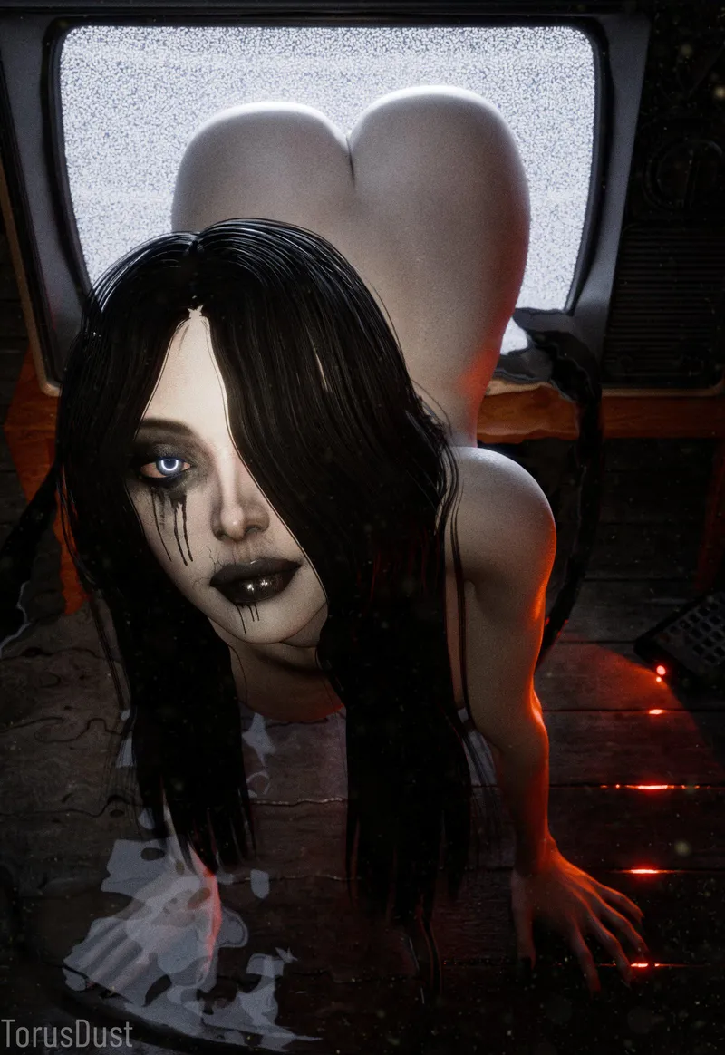Thumbnail Sadako from The Ring: A Terrifying MonsterGirl Tale by EroMestre