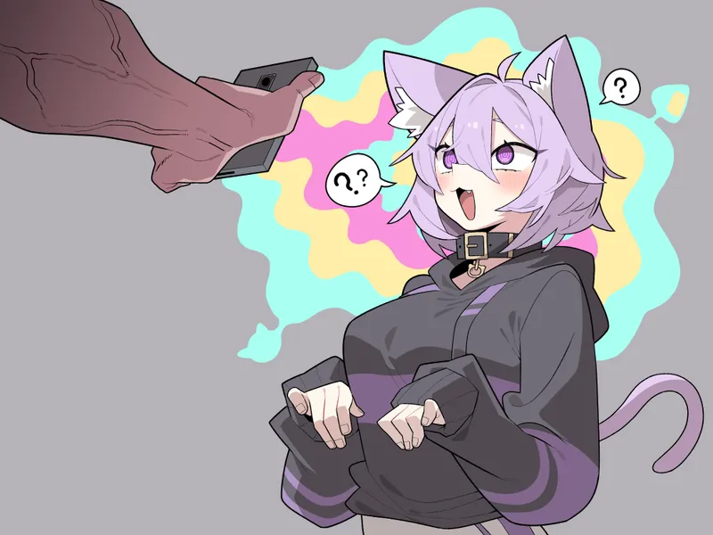 Thumbnail Nekomata Okayu: Exploring the Hypnotic Realm by Dace_Digital
