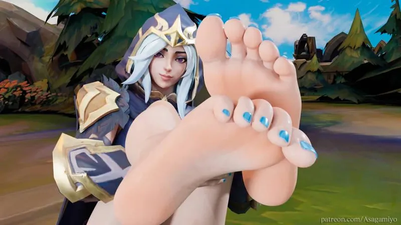 Thumbnail Ashe's Feet Illustration from League of Legends