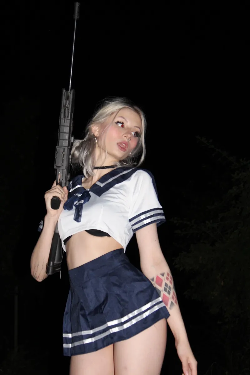 Thumbnail Armed and Unbothered: A Dangerously Cute Look | girlswithguns