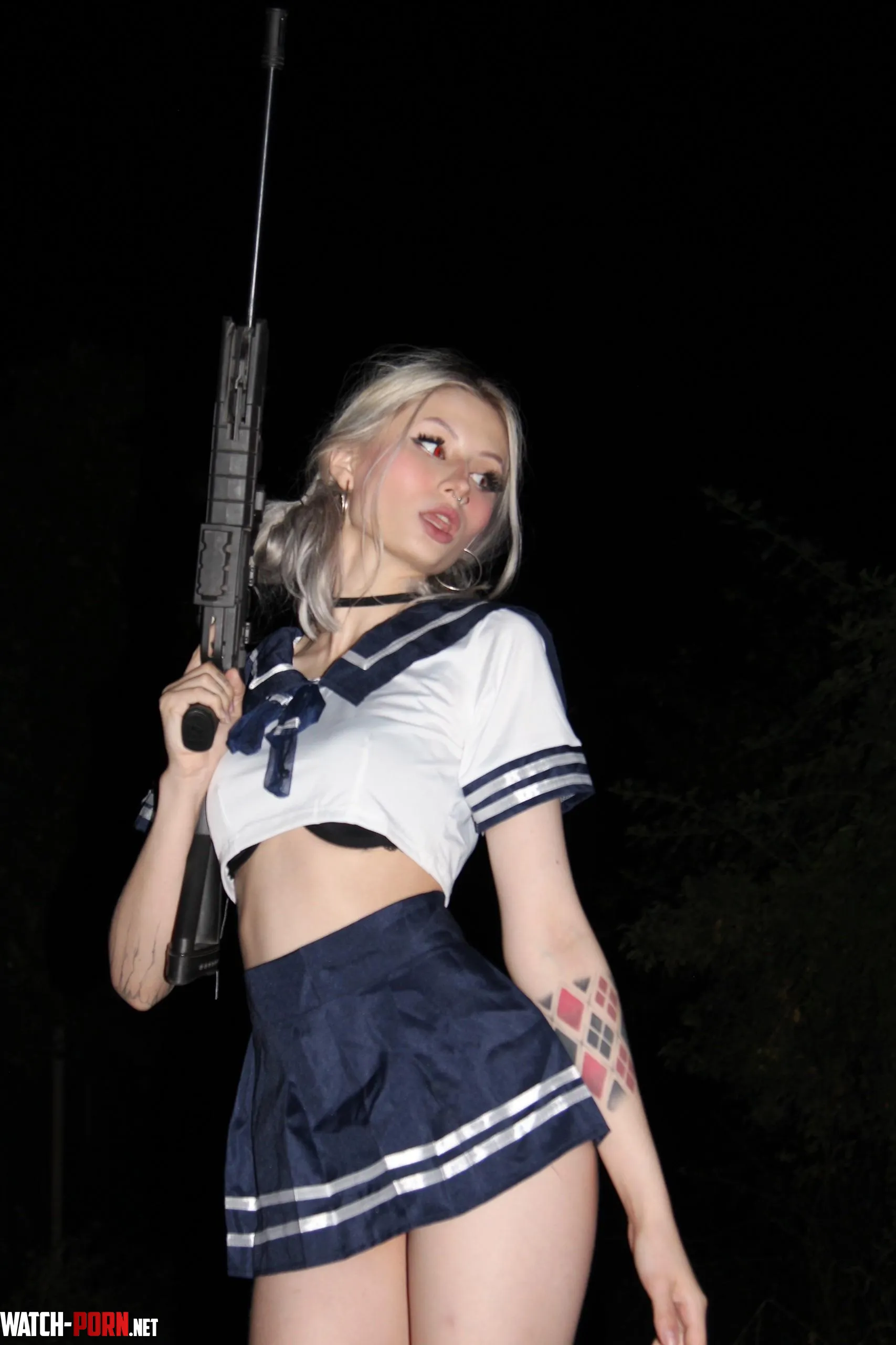 Cute, armed and dangerously unbothered by idwfck