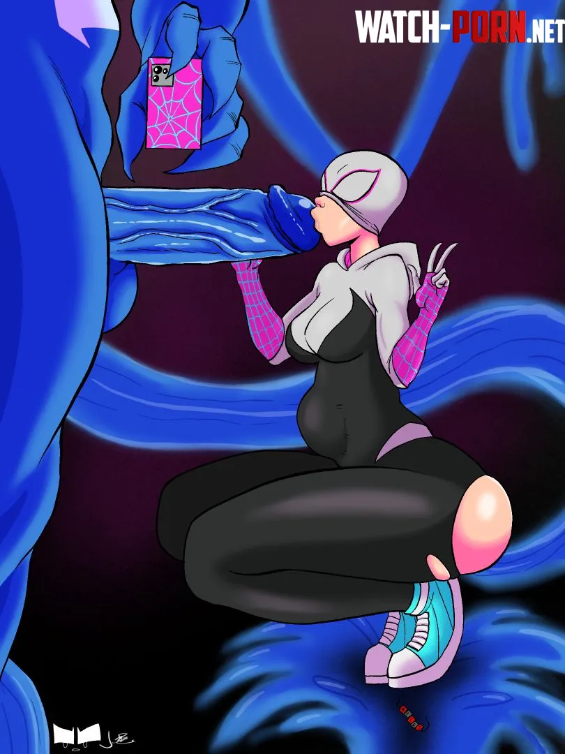 Venom vs Spider-Gwen pt. 2 (Pranky) [Marvel Comics] by EnigmusPrime