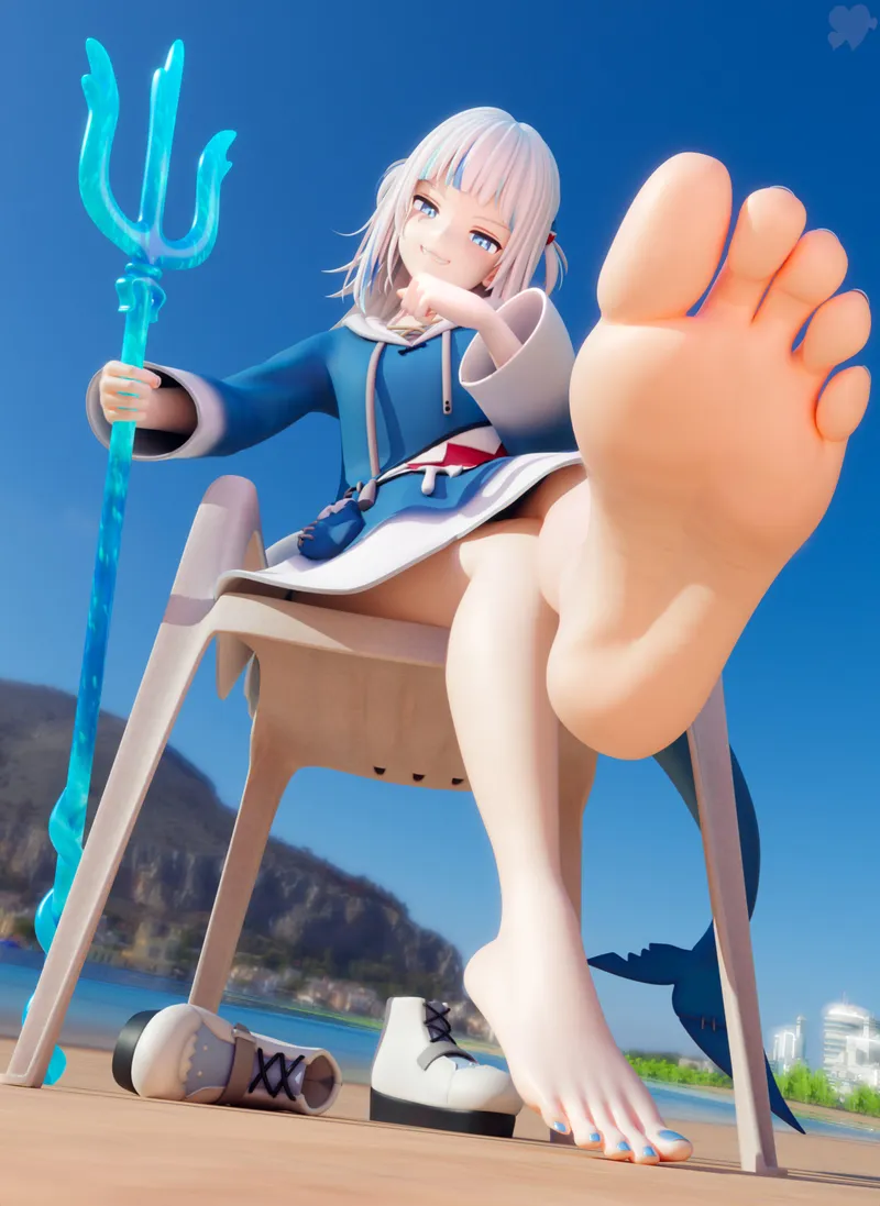 Thumbnail Gawr Gura [Hololive] by pippers02 - rule34feet