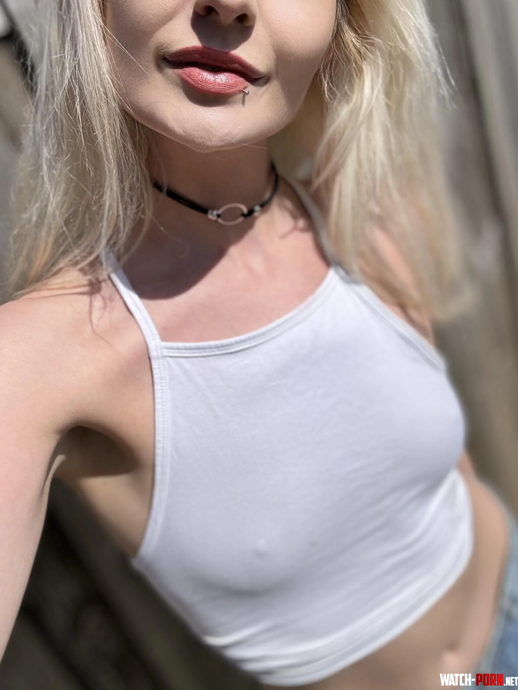 No bra today by LanaPeaches__