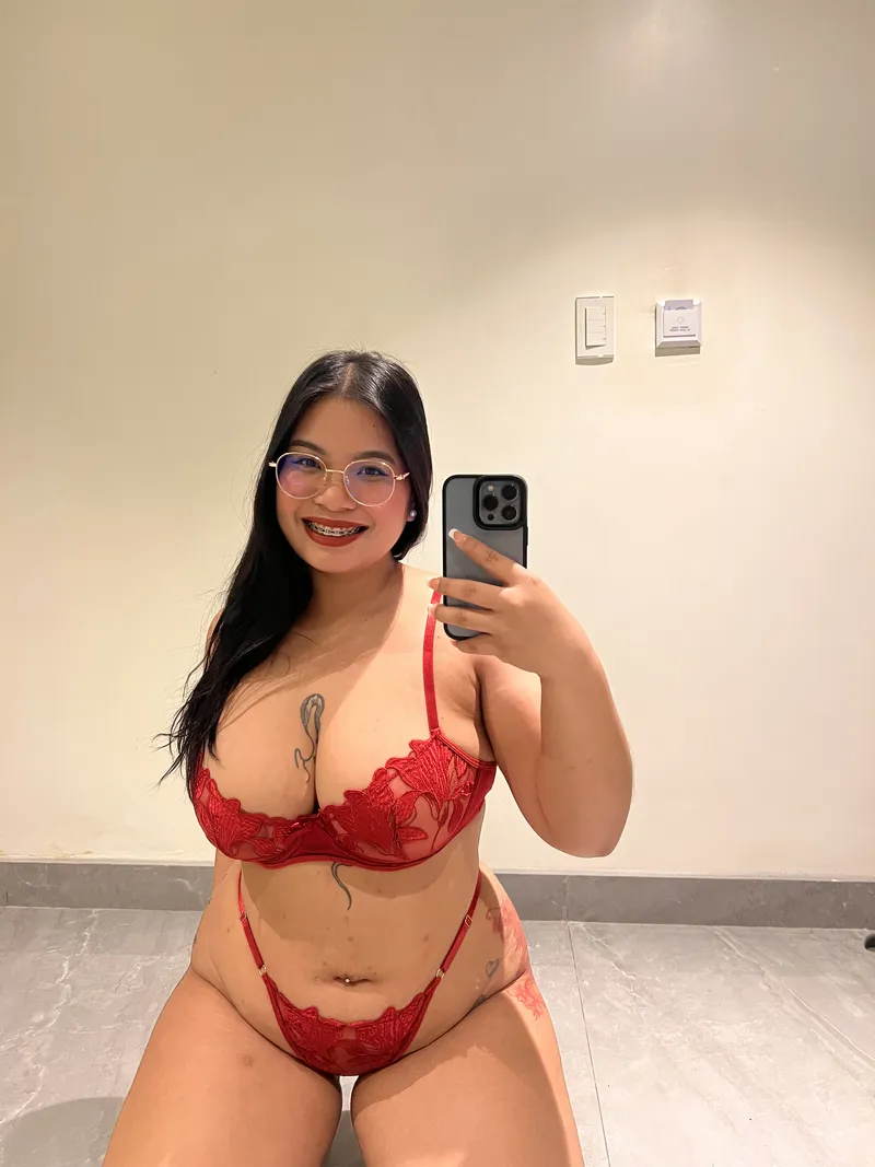 Thumbnail Indulge in Daydreams with mamichulalala's Captivating Red Lingerie