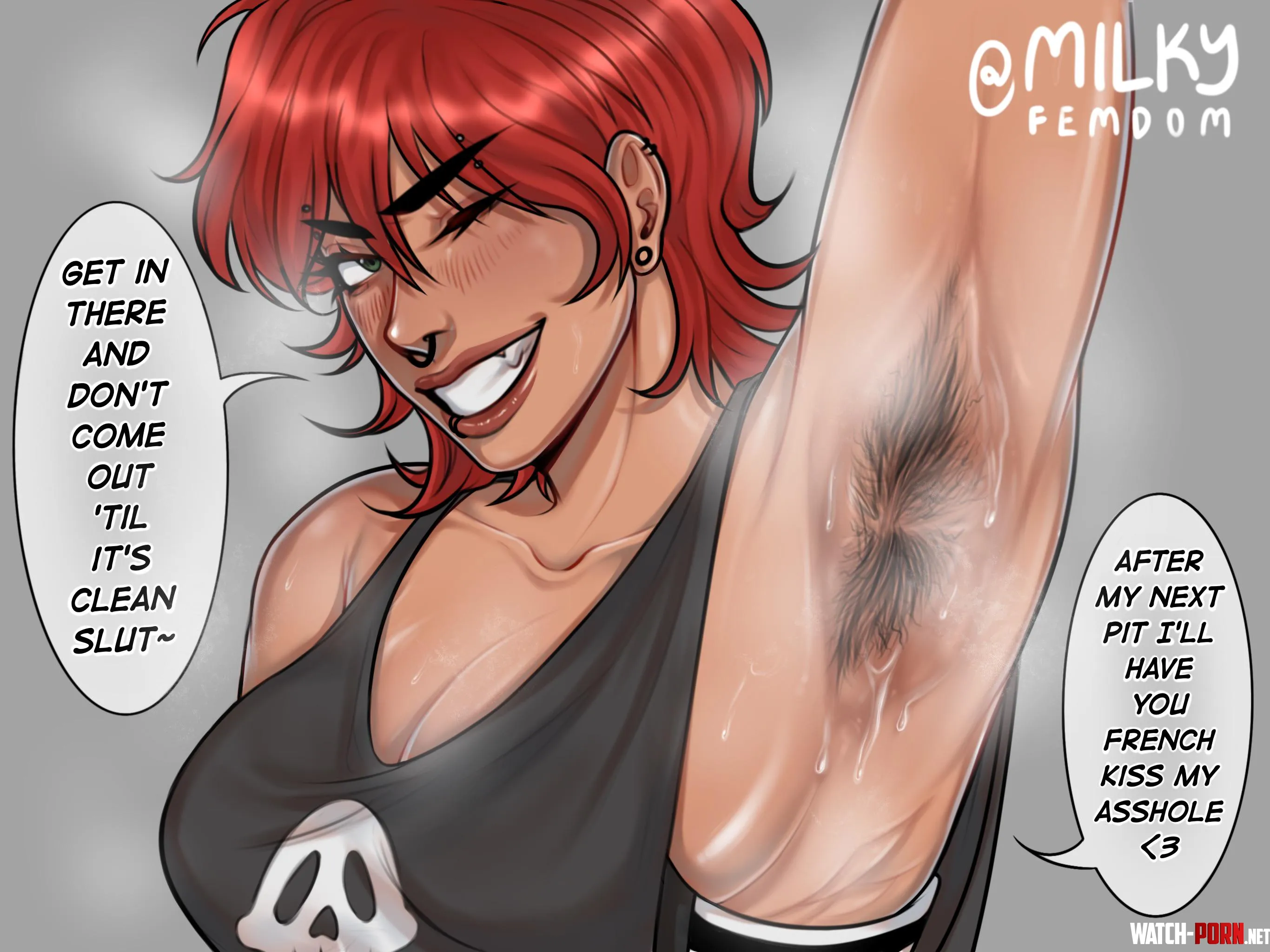 POV: You’re inches from Alex’s pits, and she has some requests.. ~ by milky_femdom