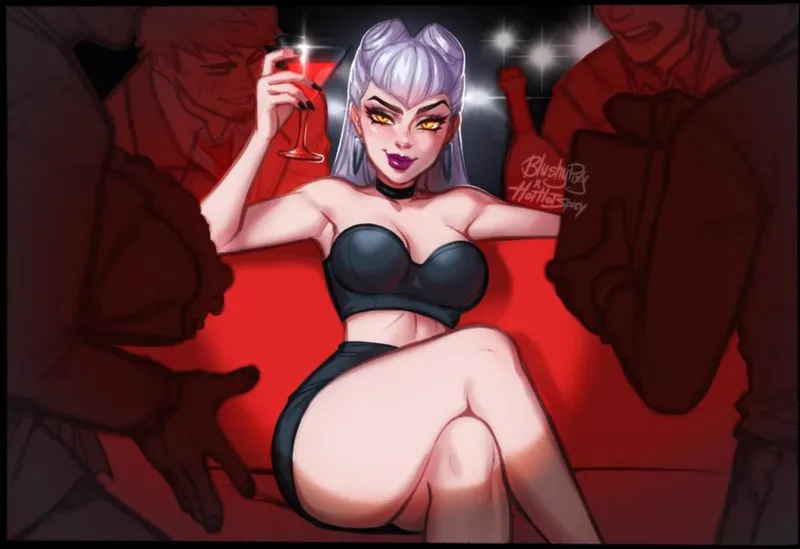 Thumbnail cumqueen997 Presents Evelynn's Party Adventures (Blushy/Spicy) in Rule34LoL