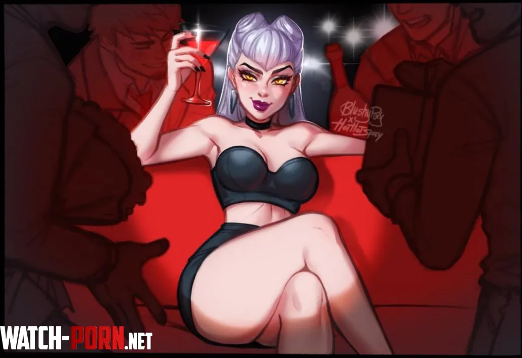 Evelynn enjoying the party (Blushy/Spicy) by cumqueen997