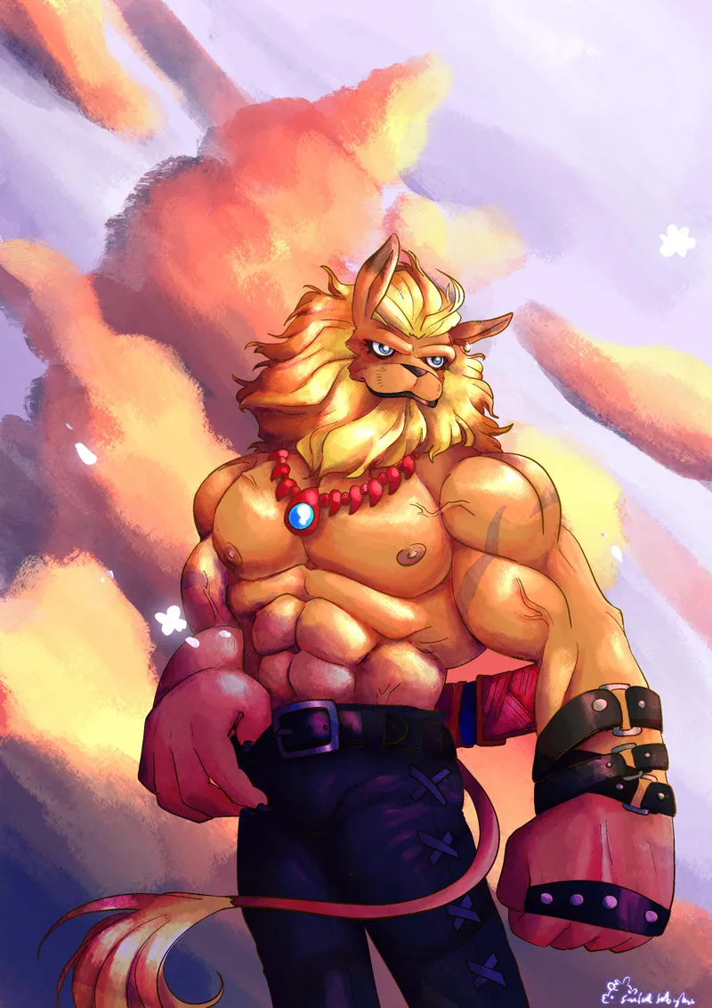 Thumbnail Artistry Spotlight: Leomon Fanart by TsurugiBear in baramanga