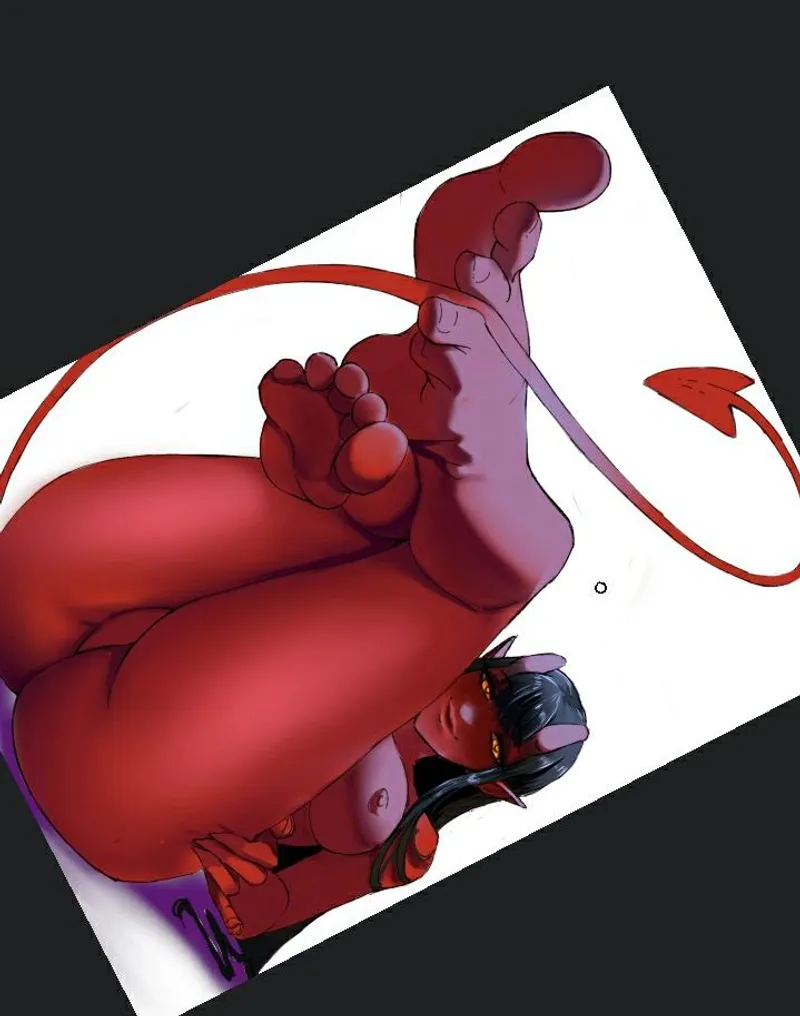 Thumbnail Meru: A Mysterious MonsterGirl Drawing by MrRocambole