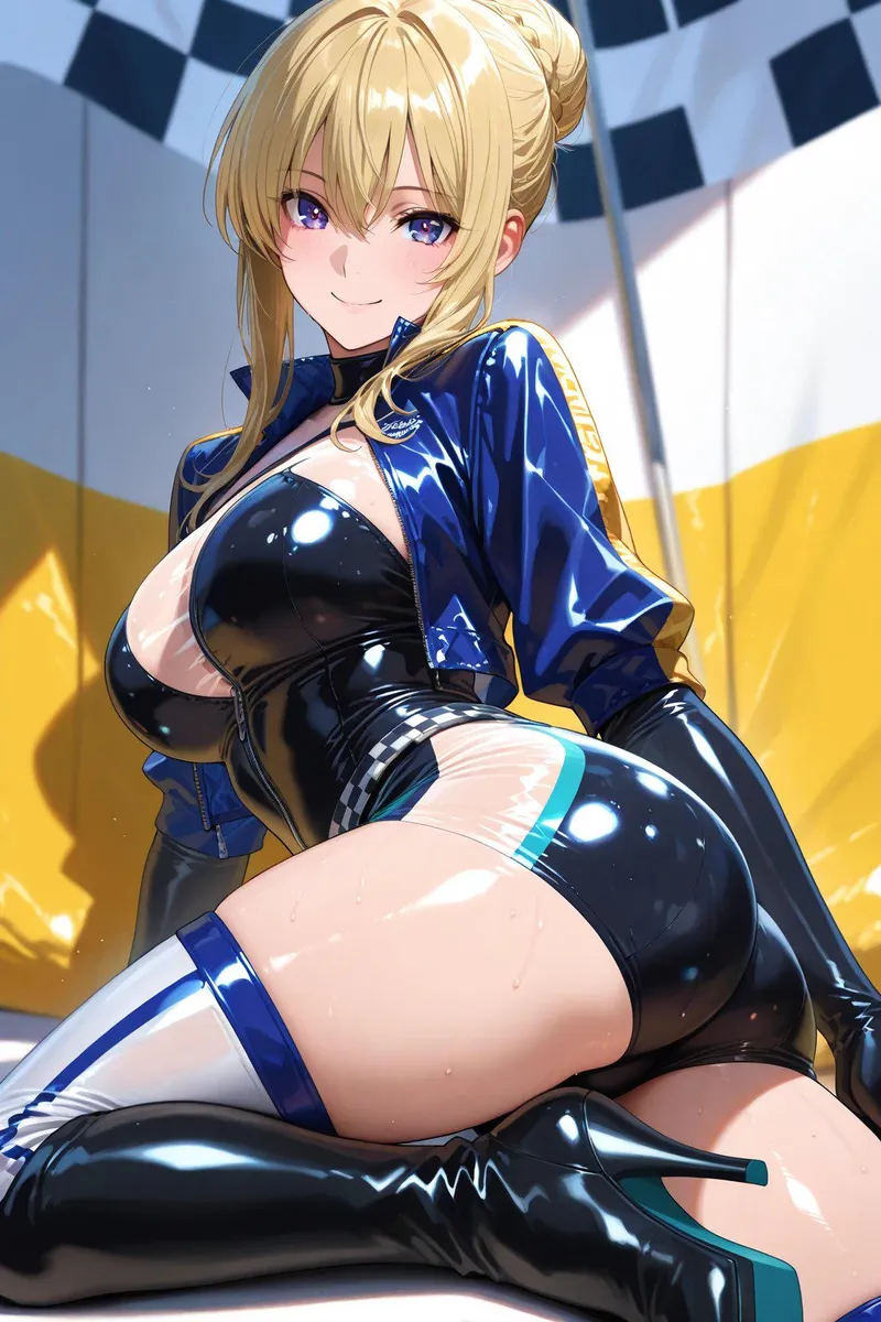 Thumbnail Embrace the Allure of Race Queen in Anime Bodysuits by CheetahSperm18