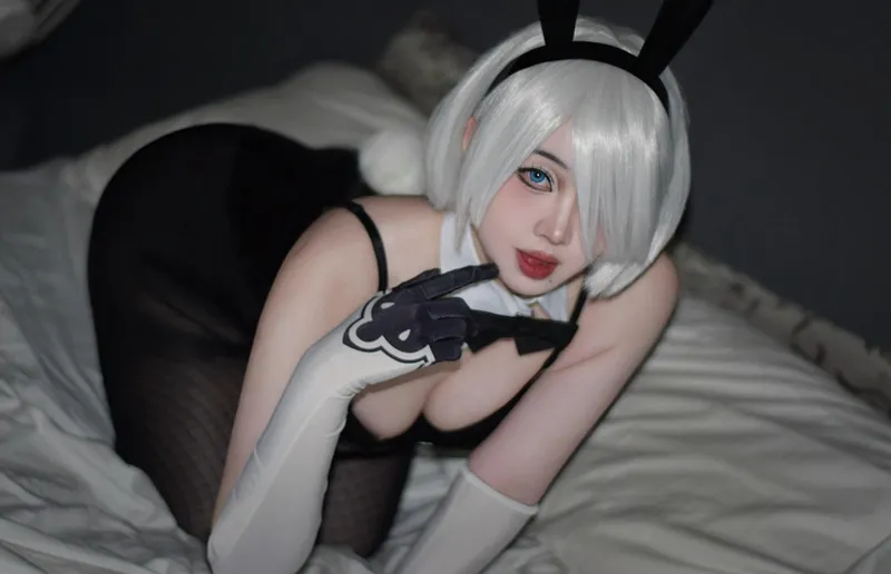 Thumbnail Rina.juice Presents Playful 2B Bunny Cosplay in 2Booty Category