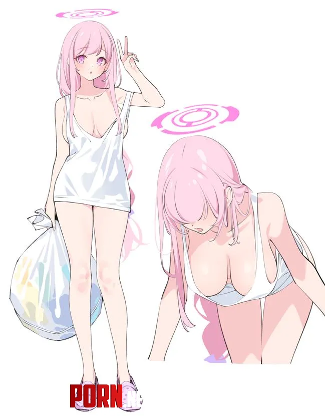 Eimi taking out the trash (POPQN) [Blue Archive] by llamanatee