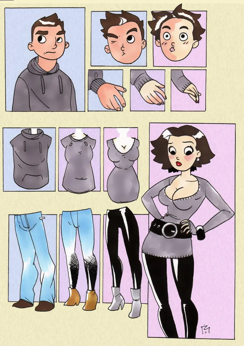 Thumbnail AGirlCalledNikki Wears Leggings by Blackshirtboy - Stylish Update
