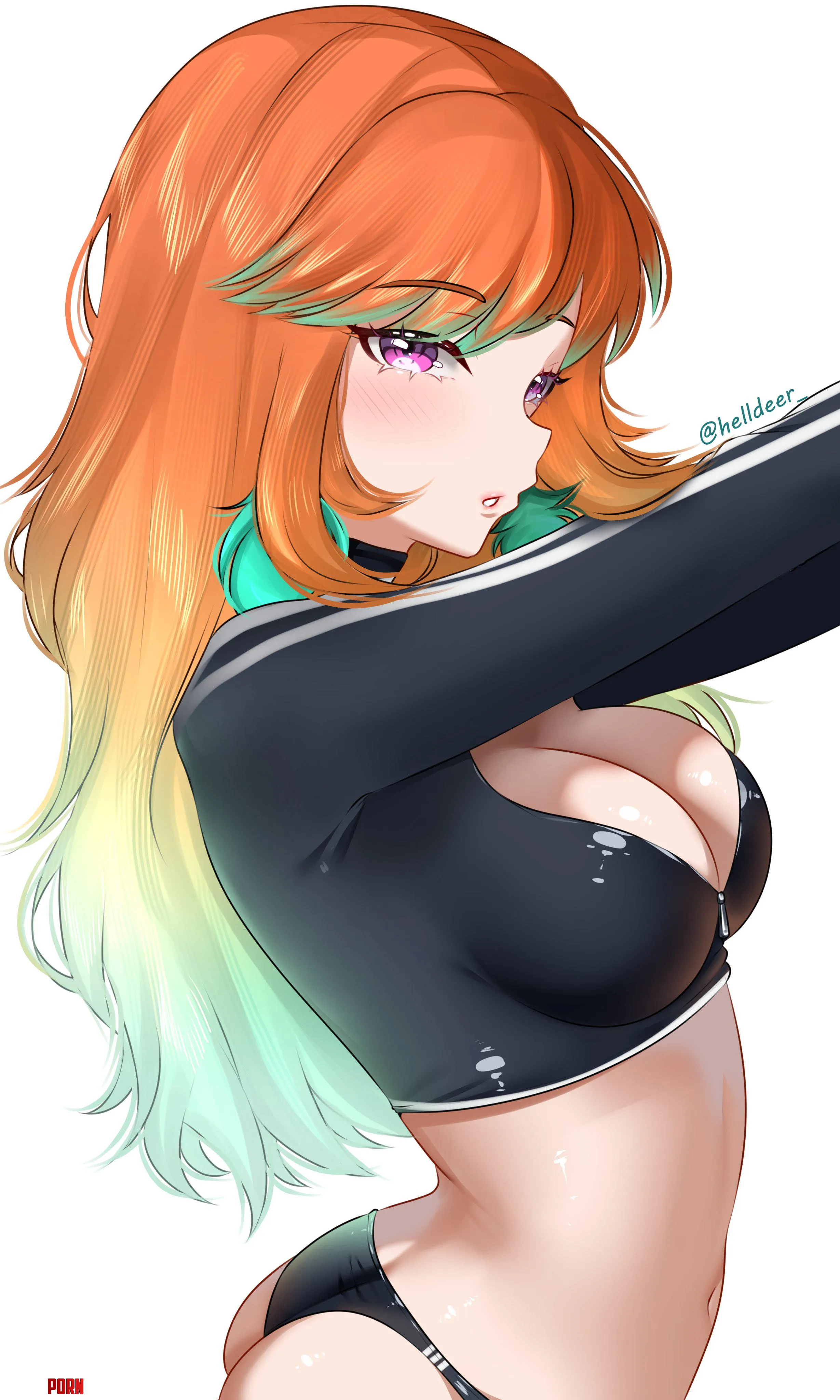 Takanashi Kiara [Hololve] by CheetahSperm18