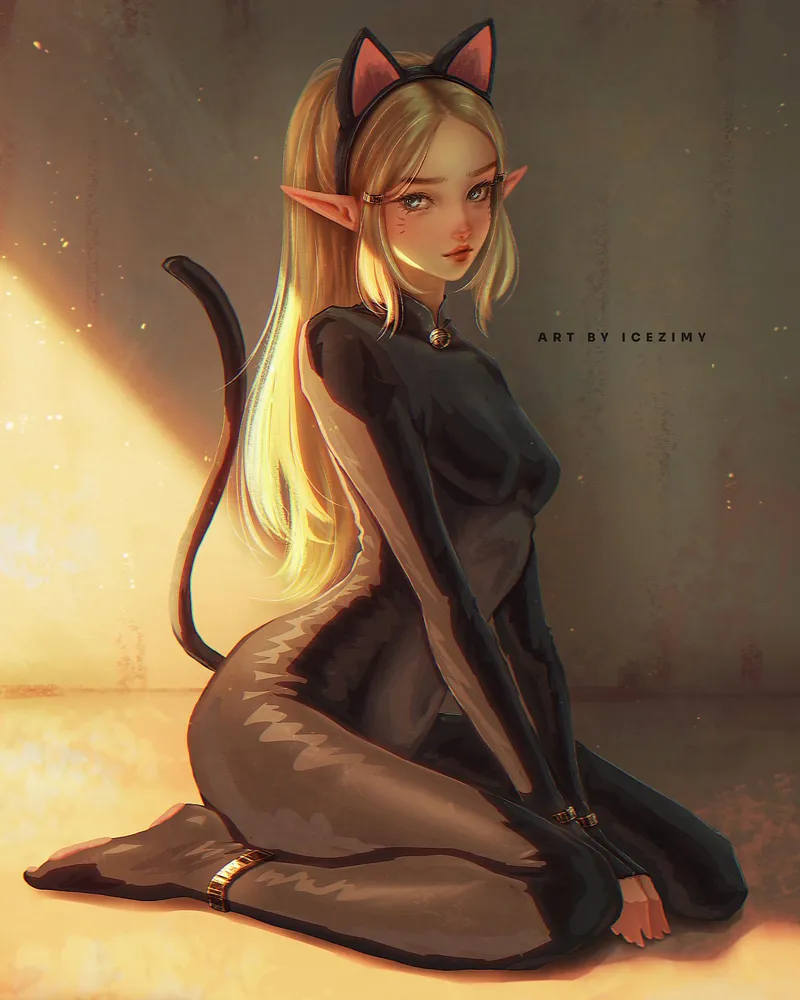 Thumbnail Enchanting Zelda: Catgirl Transformation | Fox5900