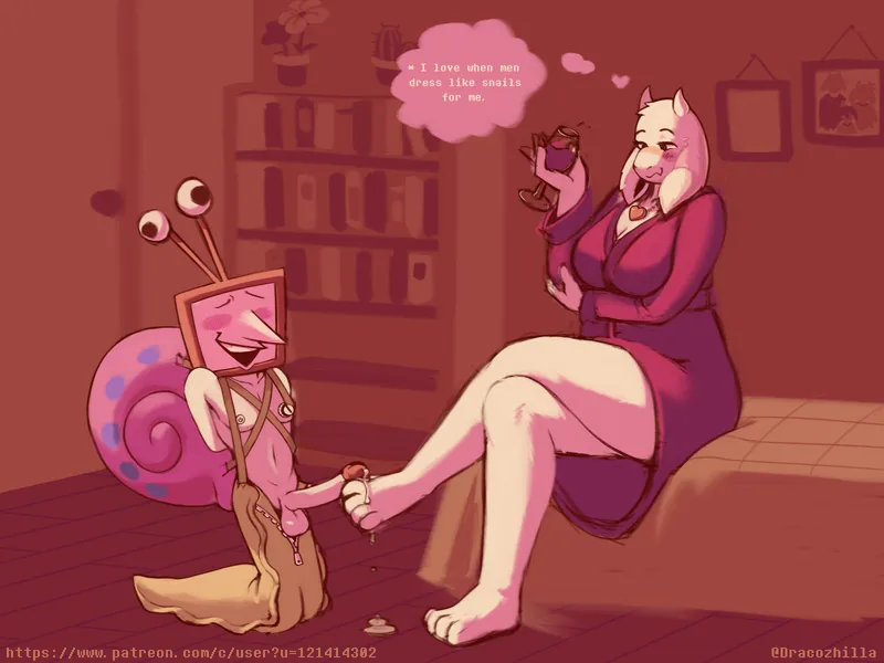 Thumbnail Playful Perfection: Toriel and Tenna's Unique Connection by Dracozhilla (UnderTail)