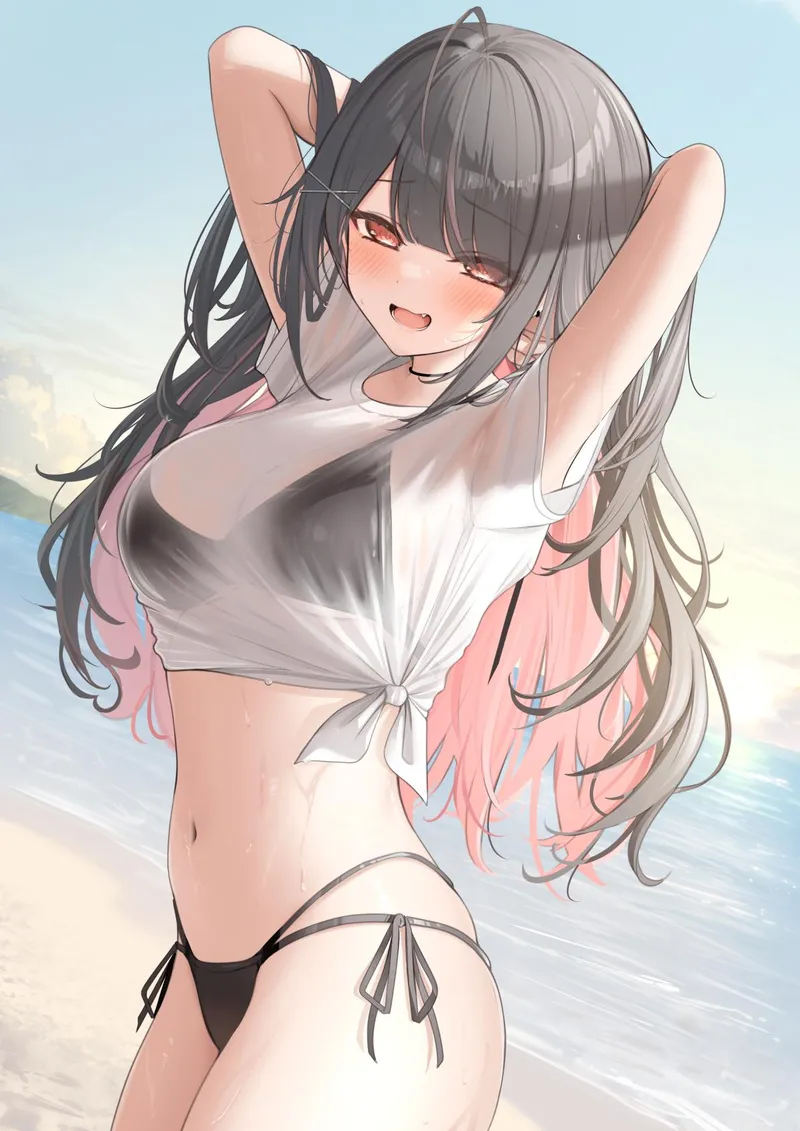 Thumbnail Enjoying Beach Time: A Relaxing Ecchi Moment by marxsander2016