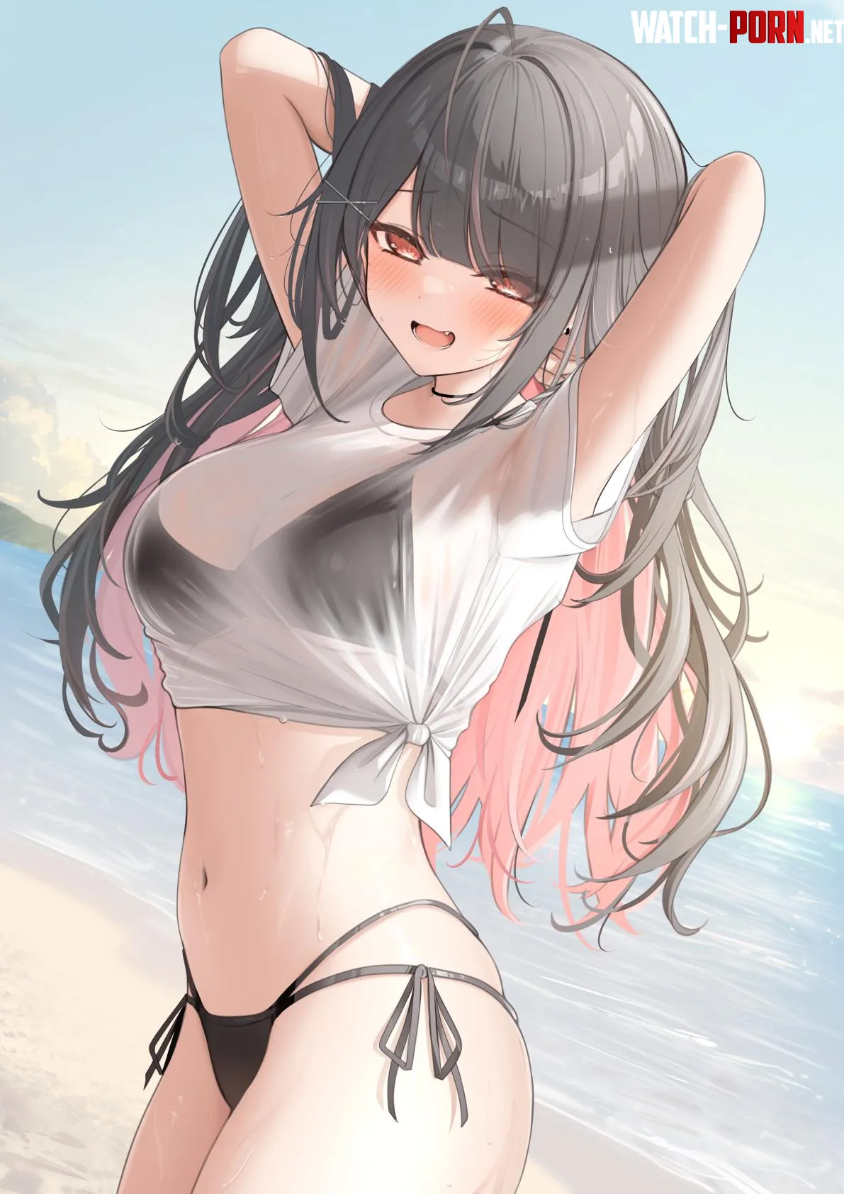 Enjoying her time at the beach by marxsander2016