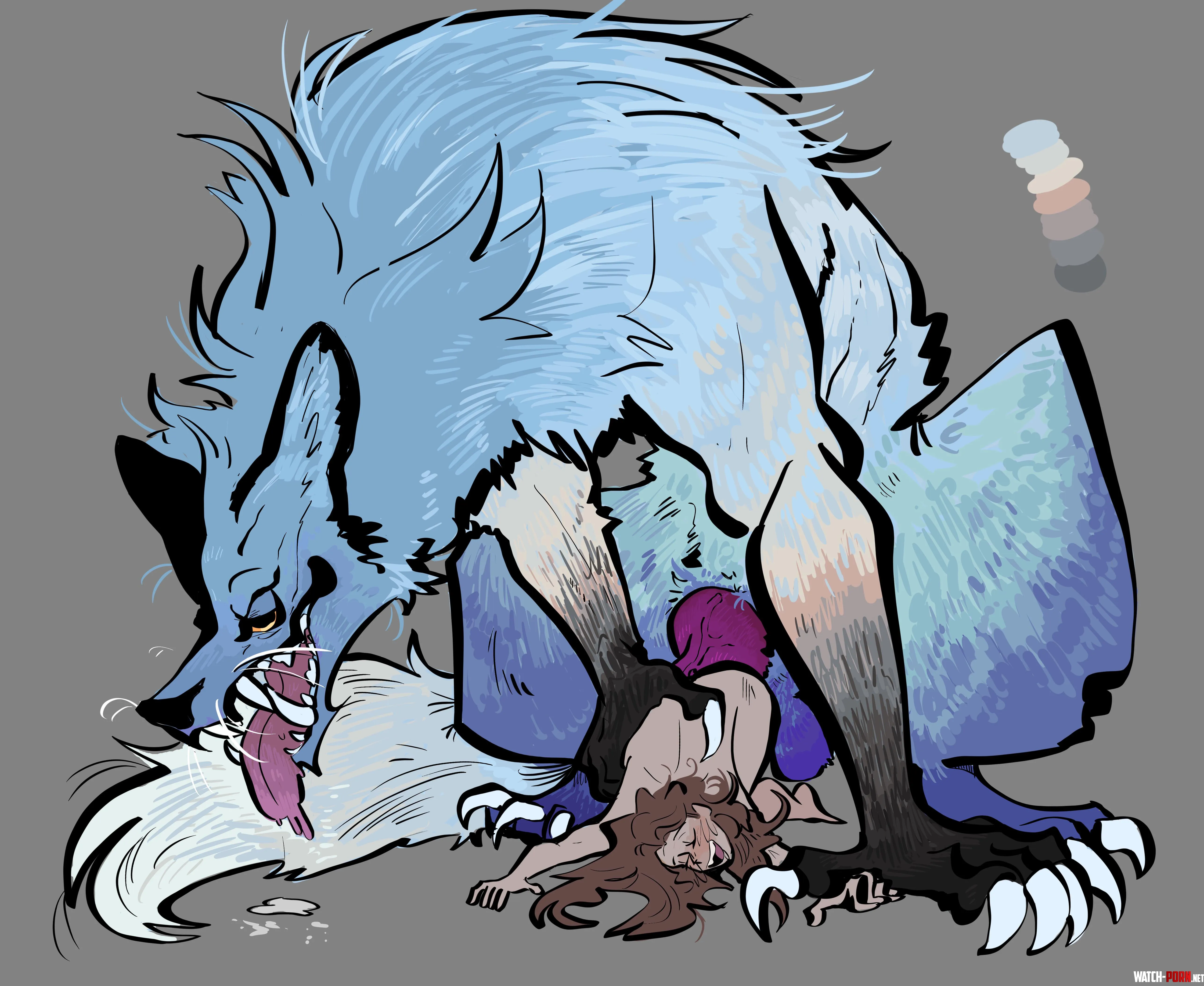 Day 1: Werewolf (Artist: Safe_Association_972) by Safe_Association_972