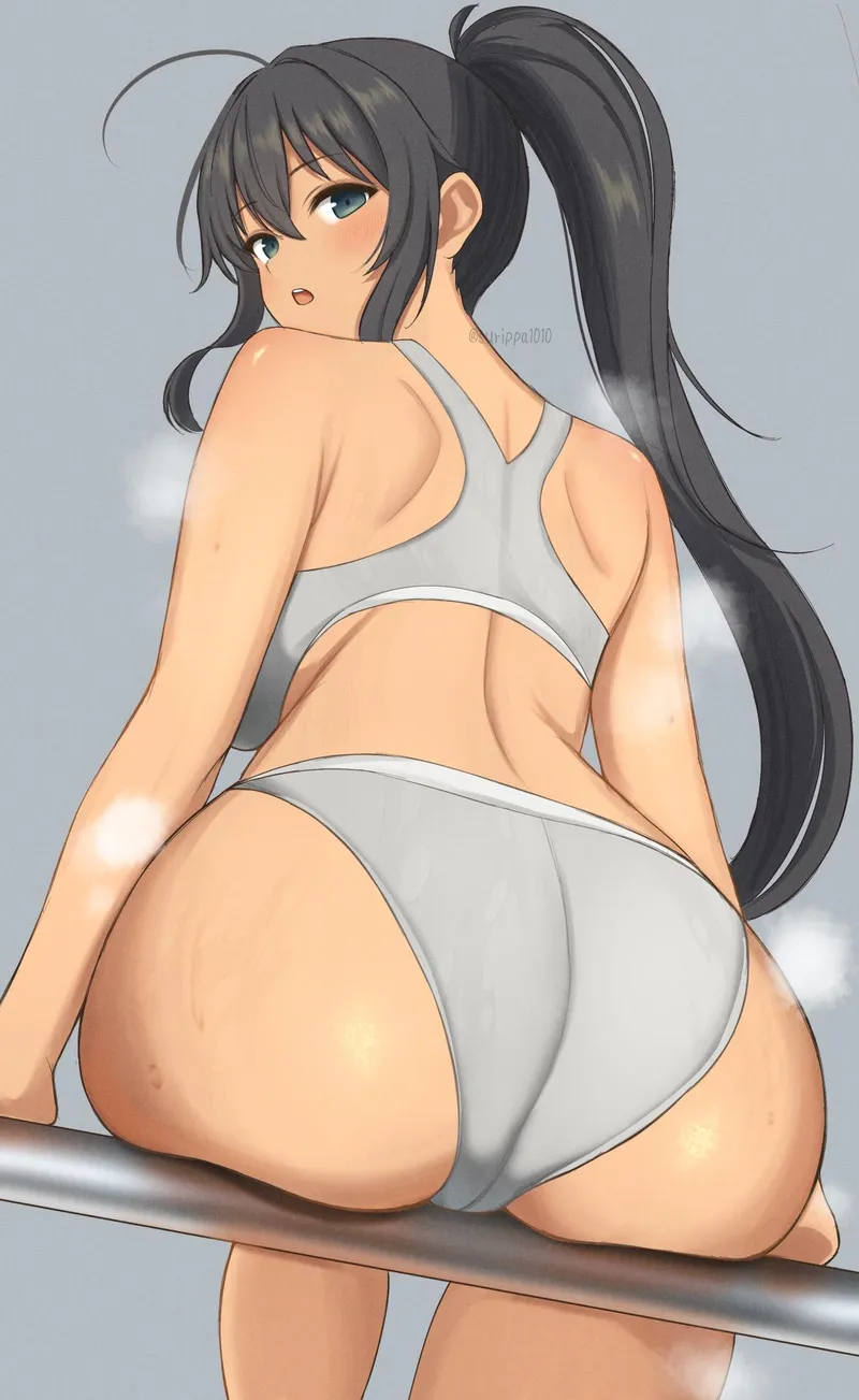 Thumbnail After a Workout [Senran Kagura] by theAprel: Fitness and Relaxation
