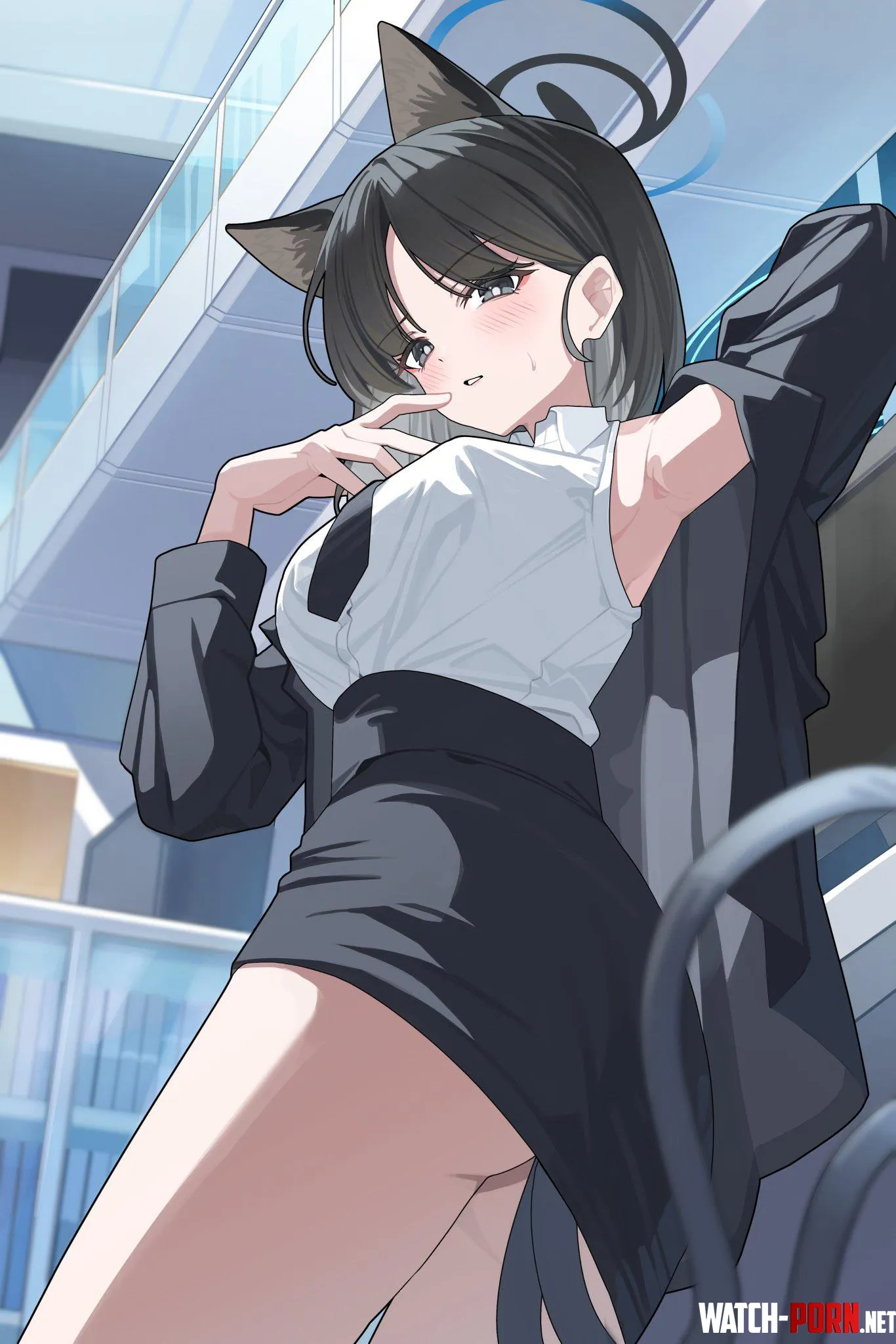 Office Lady Kiryuu Kikyou [Blue Archive] by A_MASSIVE_PERVERT