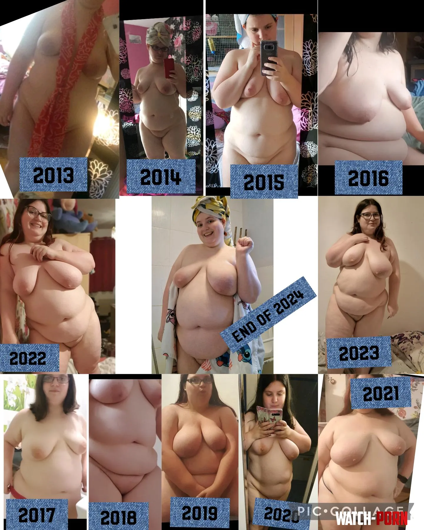 Showing off my body through the years from 18-now by MissMinnieMoon