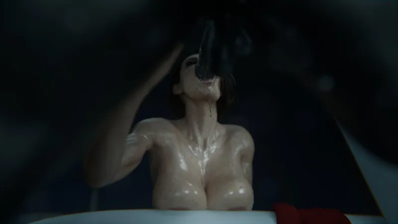 Thumbnail Jill's Encounter with Mr. X in Resident Evil by EroMestre | MonsterMen