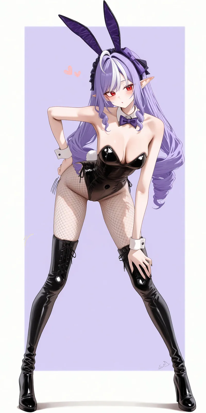 Thumbnail Bunny Vivian from Zenless Zone Zero: A Charming Anime Bodysuit by CheetahSperm18