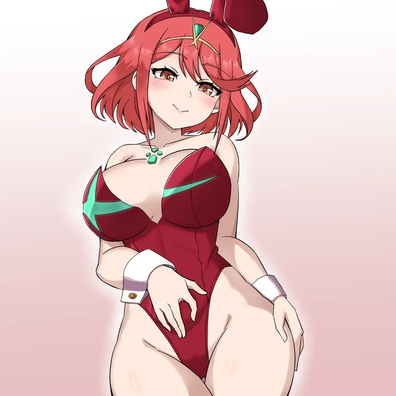 Thumbnail Bunny Pyra's Allure from Xenoblade | A BigAnimeTiddies Temptation