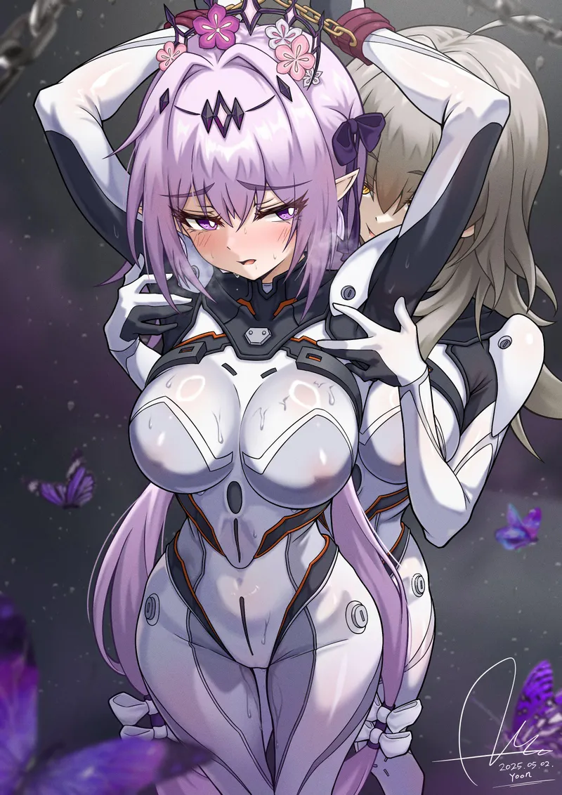 Thumbnail Plugsuit Stelle & Castorice in Honkai Star Rail by CheetahSperm18 | Animebodysuits