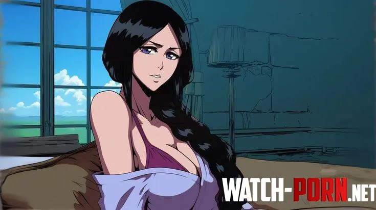 Milf with long hair braid by ken007__