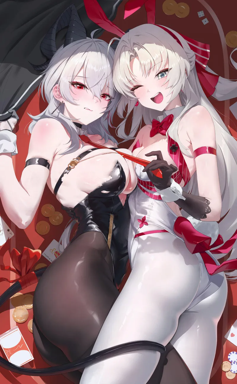 Thumbnail Bunny Carlotta & Zani from Wuthering Waves by CheetahSperm18 | Animebodysuits Category