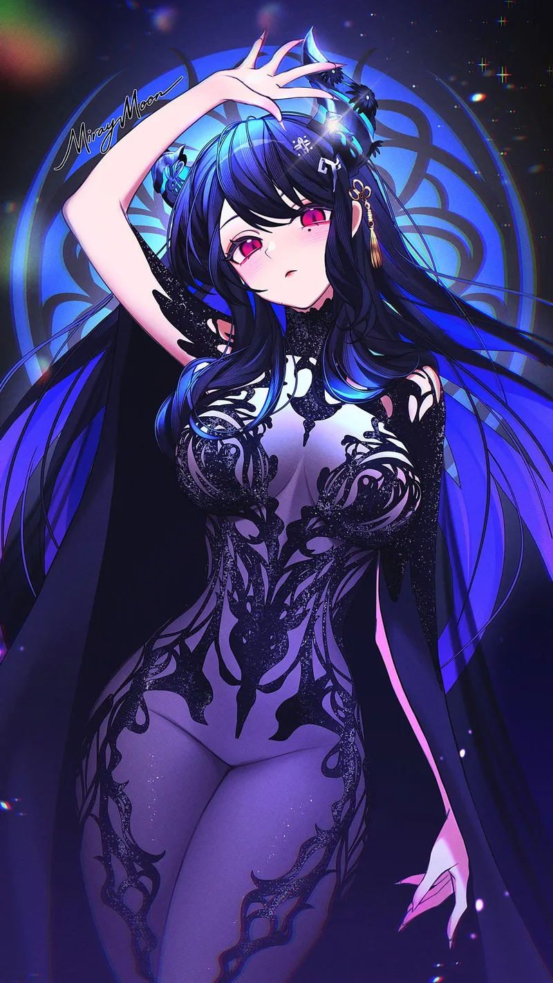 Thumbnail Nerissa Ravencroft from Hololive: A Unique Anime Bodysuit Star by CheetahSperm18