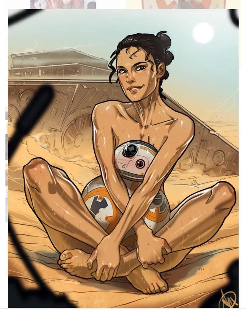 Thumbnail Bask in the Sun with Naked Rey by ganassa