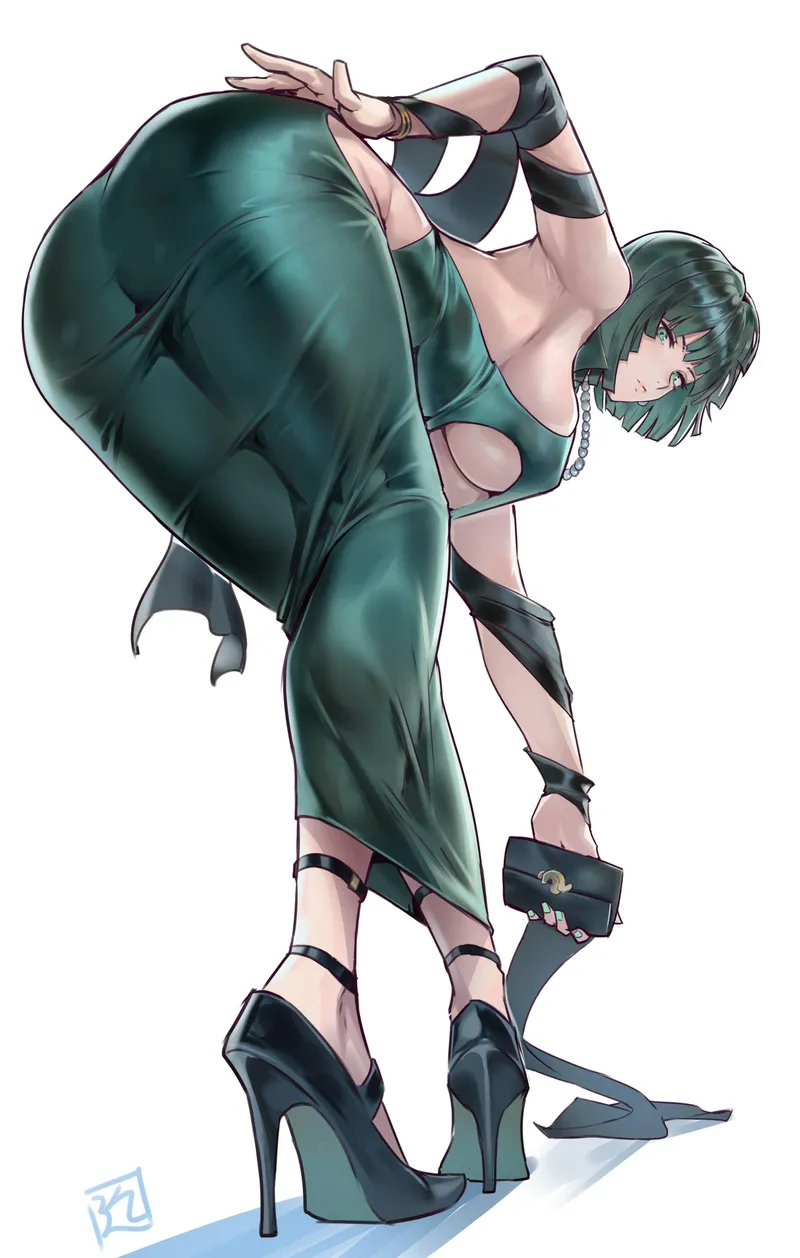 Thumbnail Fubuki from One Punch Man: A Thigh-Perfect Tribute by CheetahSperm18 | thighdeology