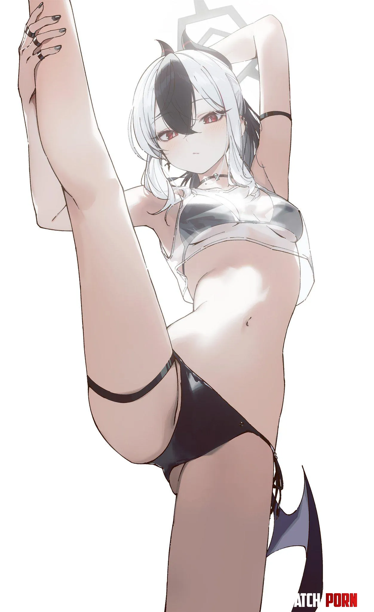 Kayoko doing some stretches by marxsander2016