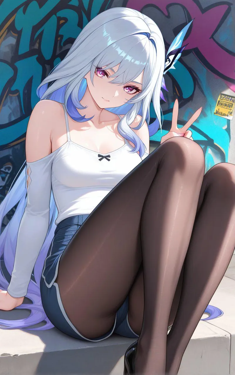 Thumbnail CheetahSperm18 Presents Skirk from Genshin Impact | Thighdeology