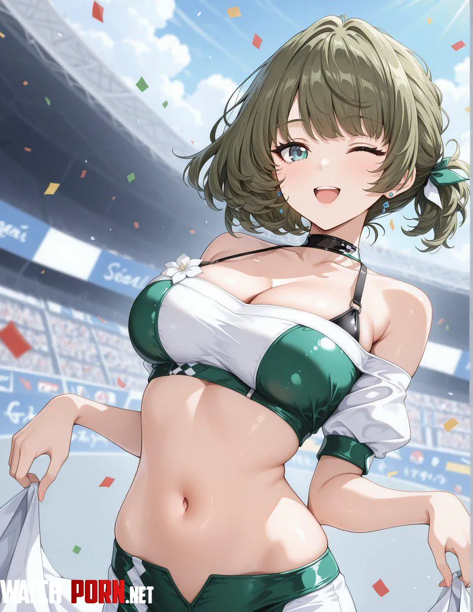 Race Queen Kaede [Idolmaster] by CheetahSperm18