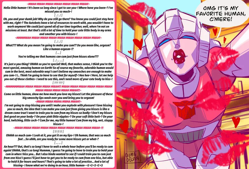 Thumbnail Desira_Stoned Presents Autobot Kisses - Unique Hentai Captions