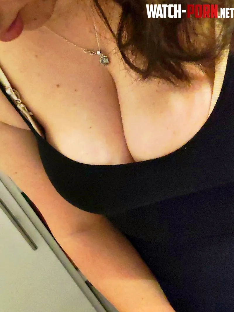 Looks like my top revealing too much cleavage. What do you think? by Ornery_Group_6750