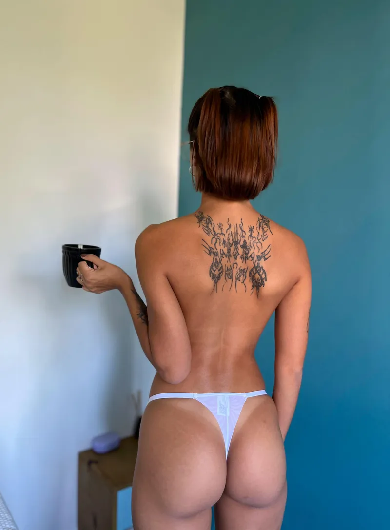 Thumbnail AdorablexGirl Flaunts Her New White Thong - Stylish and Chic