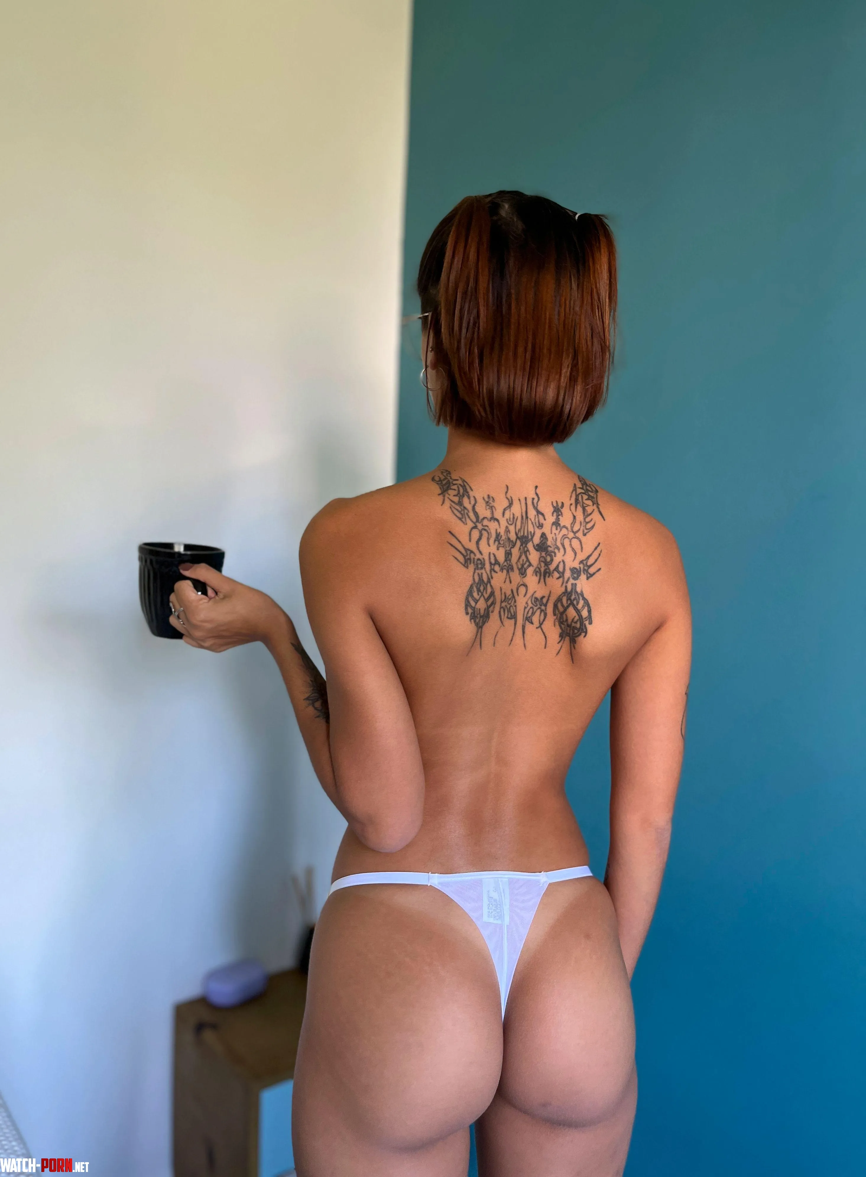 My new white thong by AdorablexGirl