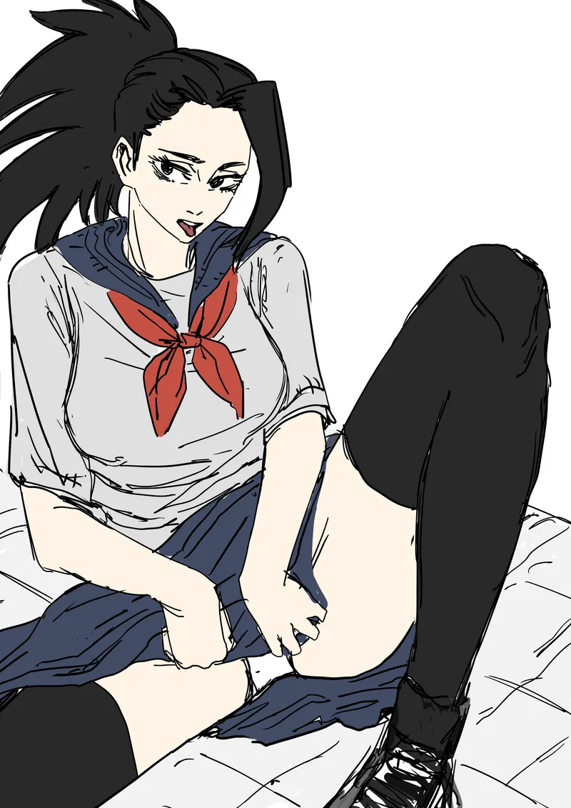 Thumbnail Delving into 'Momo' from BokuNoEroAcademia by SeparateAd8494