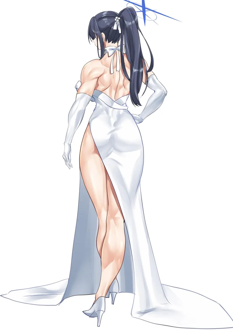 Thumbnail Witness the Fit Drawing Girls Fashion: Dress Saori (TeaIndian) [Blue Archive]