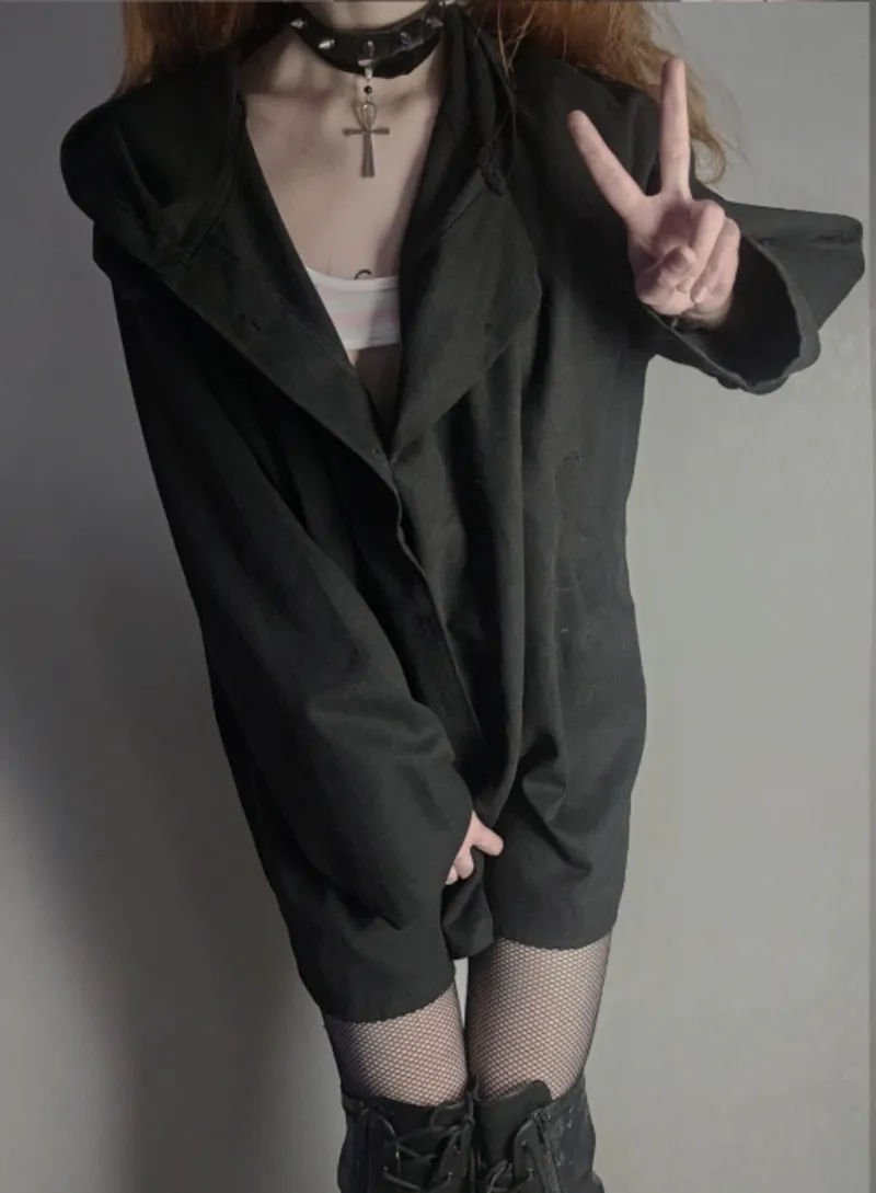 Thumbnail Goth Shy Girl Desires Explored by e1lie_grau | Collared