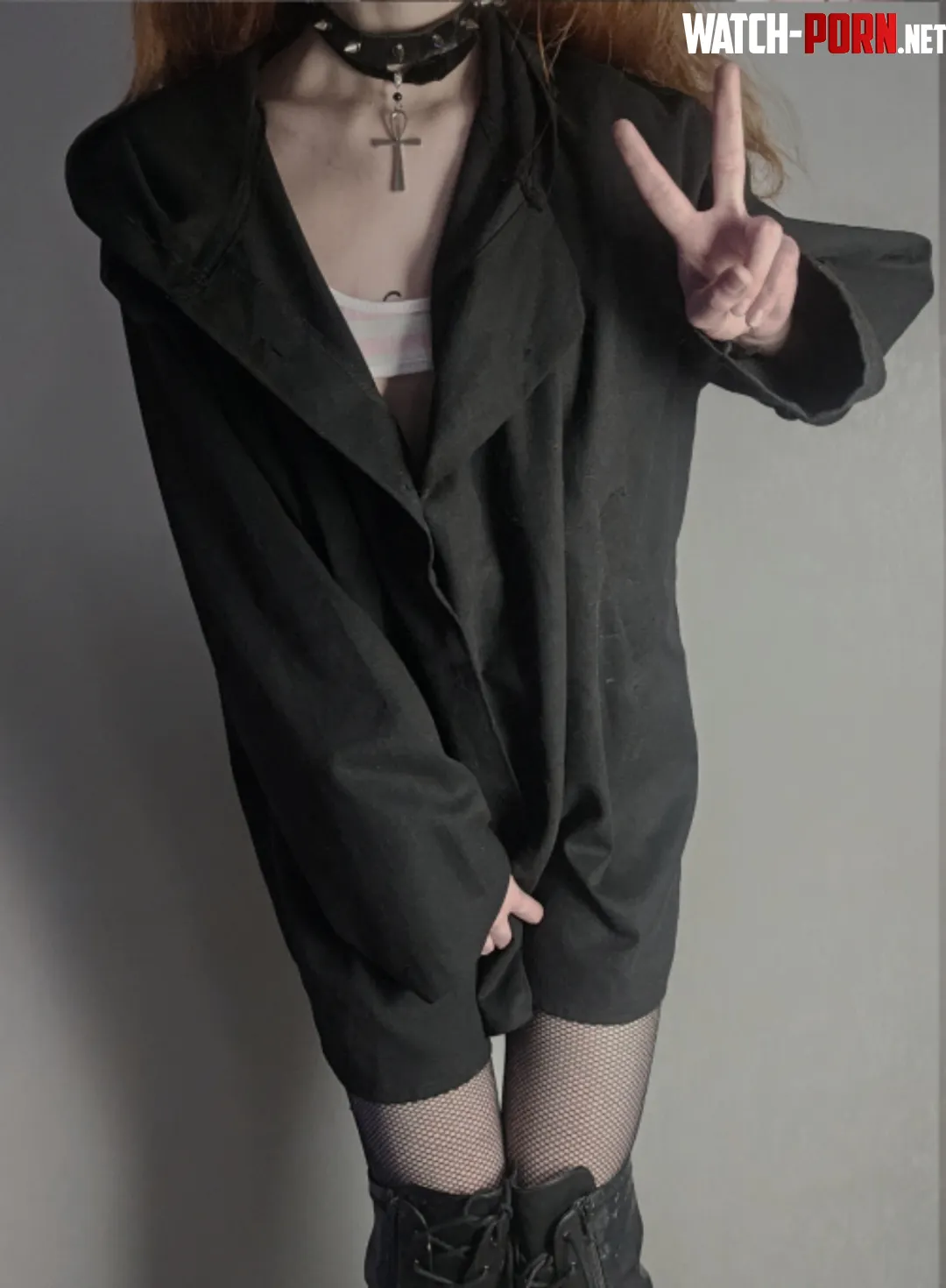 goth shy girl >< by e1lie_grau