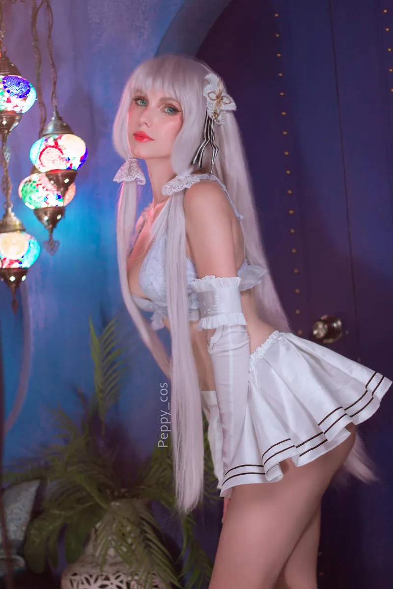 Thumbnail Illustrious from Azur Lane by Peppy_cos by peppy_cos | CosplayLewd