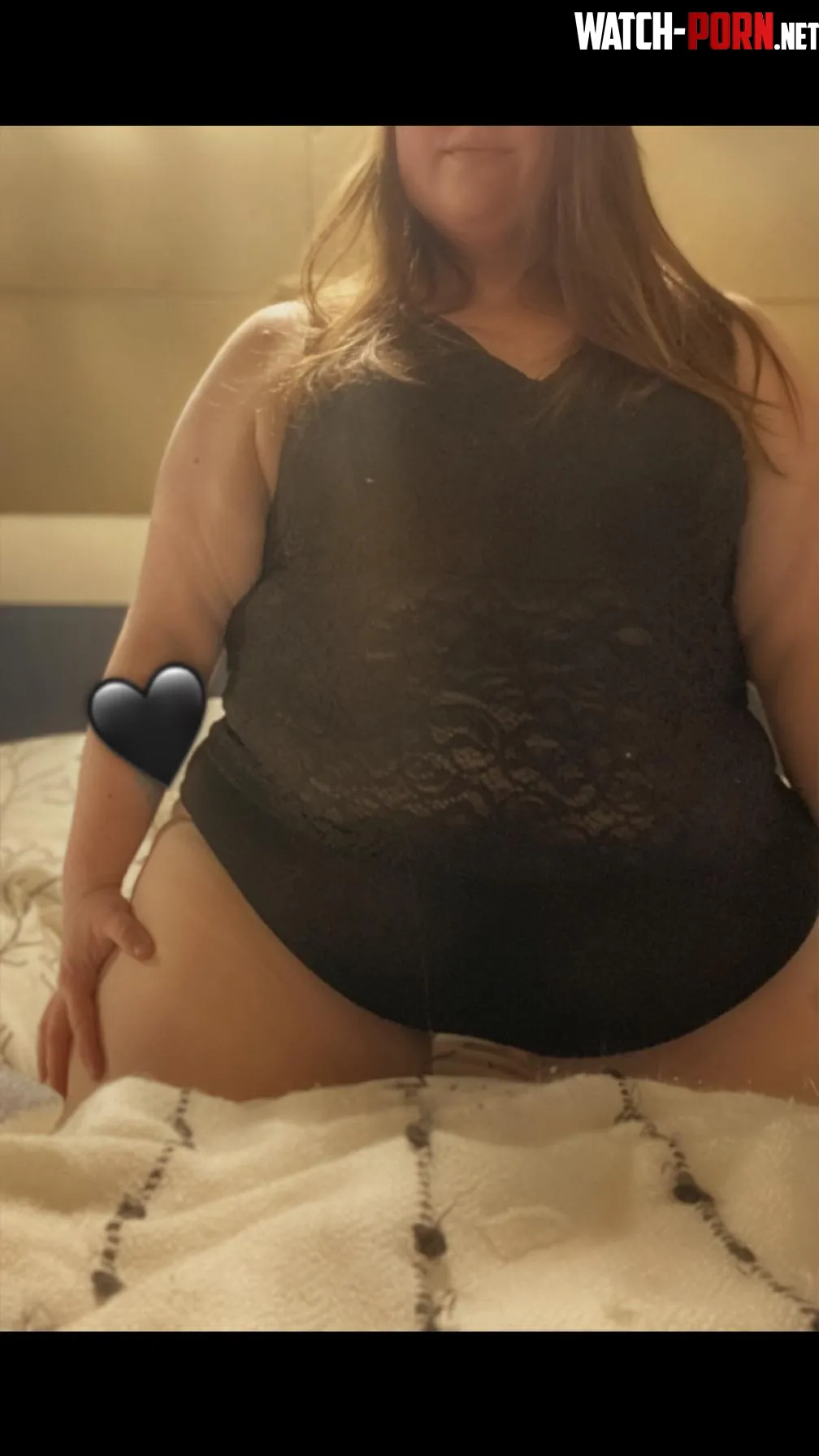 Don’t you just love lace stretched over tummy rolls?🖤😘 by Flipthepage124
